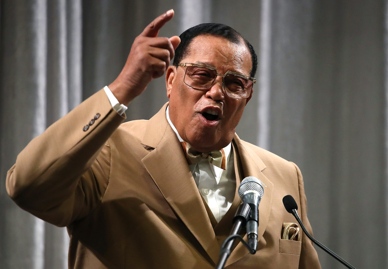 Nation of Islam Minister Louis Farrakhan at the Watergate Hotel on Nov. 16, 2017, in Washington, D.C.